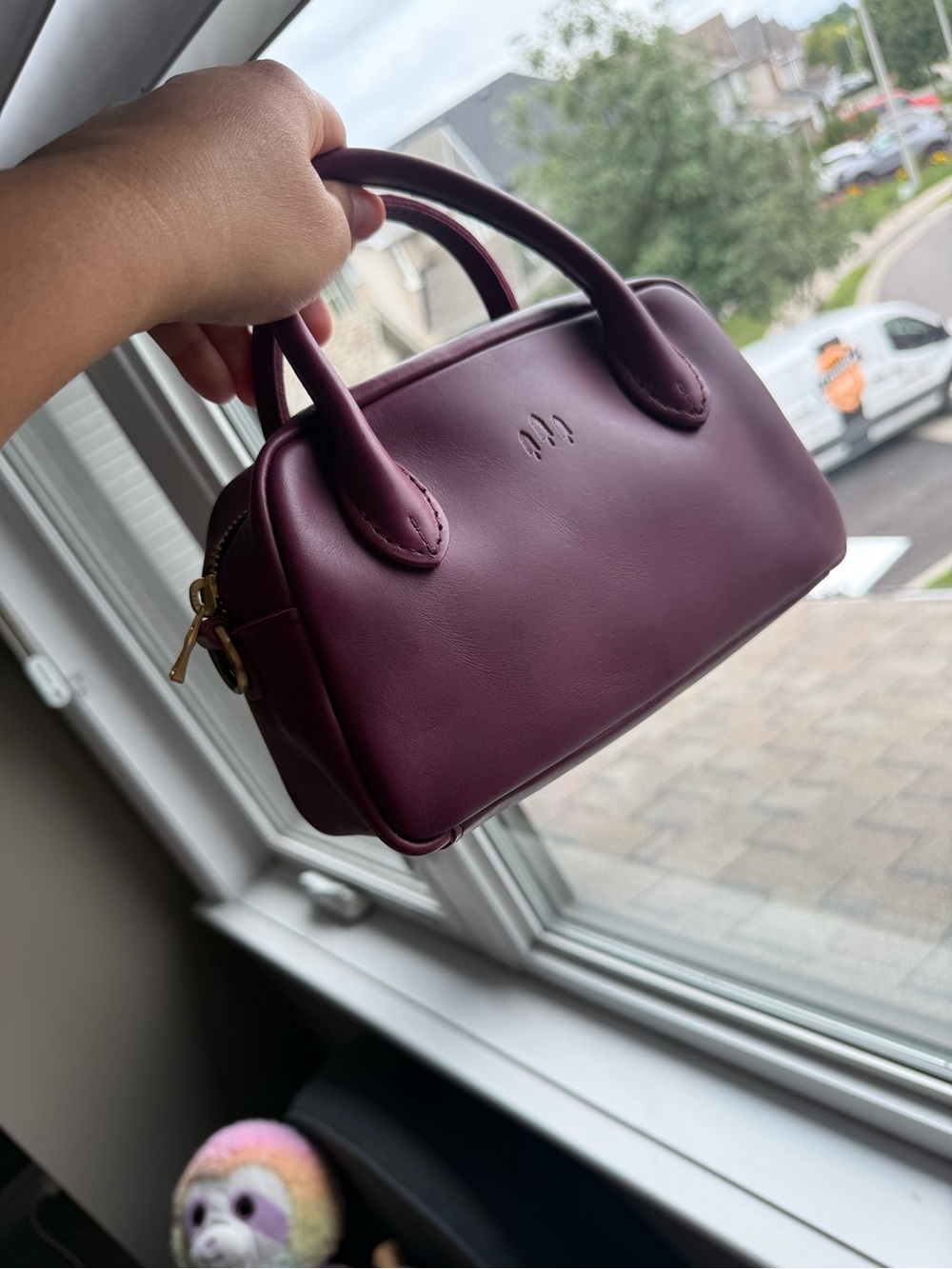 Portland Leather Goods- small Grace in lollipop